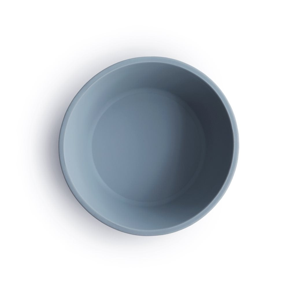 Силиконова купа с вакуум дъно в светло син цвят.
