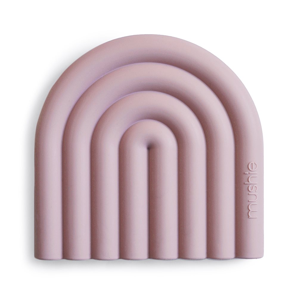 Силиконова гризалка в розов цвят.