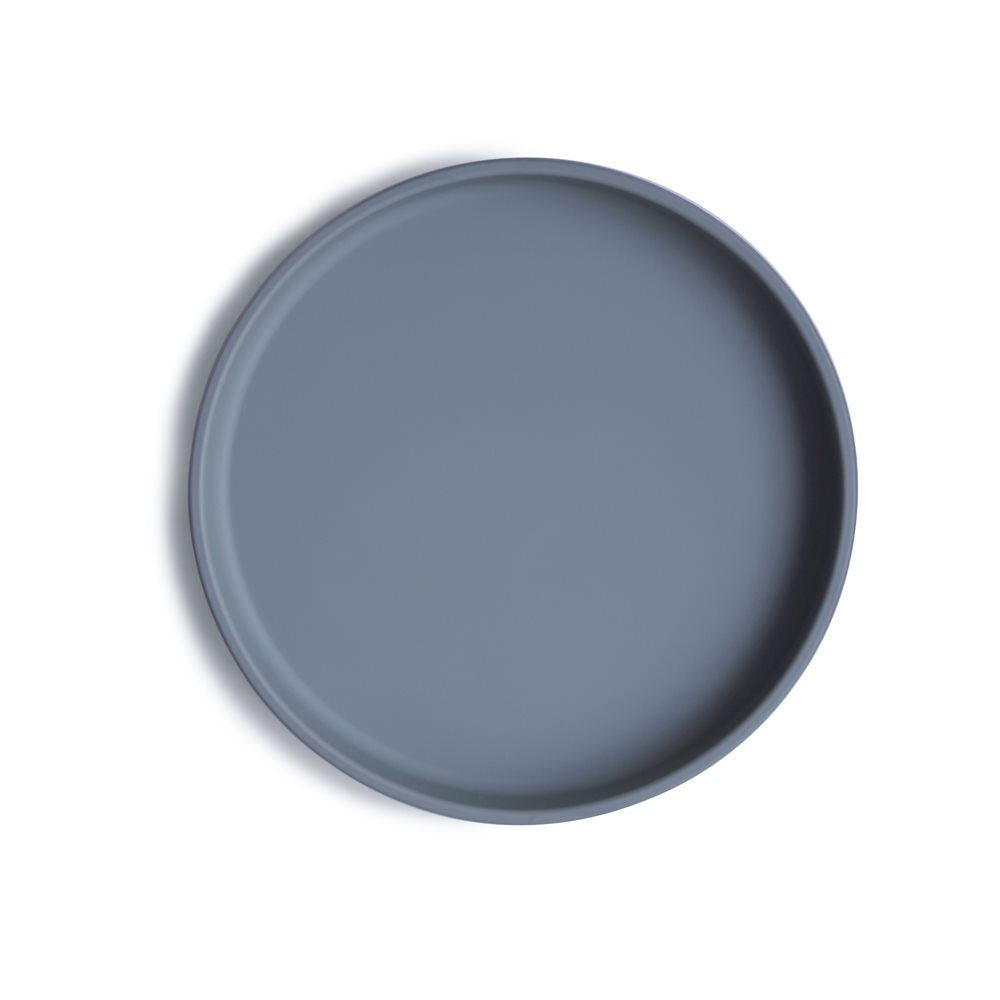 Силиконова вакуум чиния - тъмно син цвят.